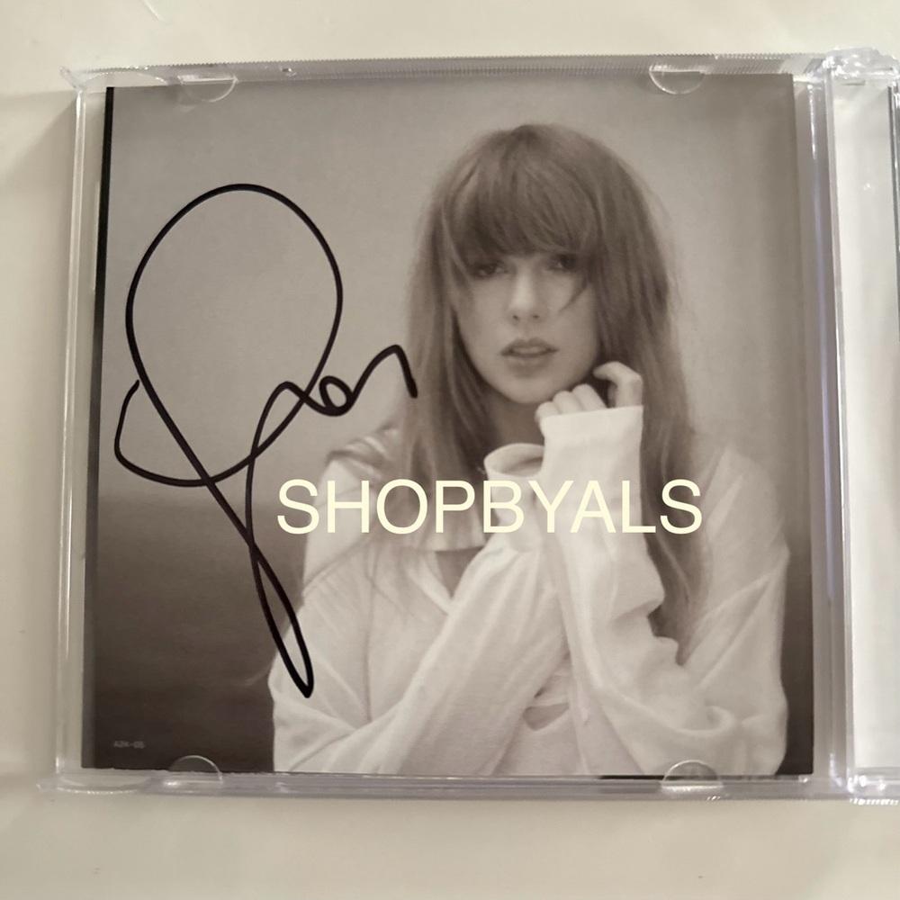 Signed Tortured Poets Department CD Taylor Swift